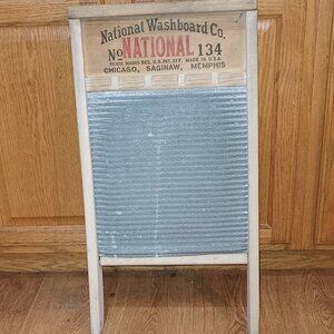 Antique National Washboard Co. No. 134 washboard